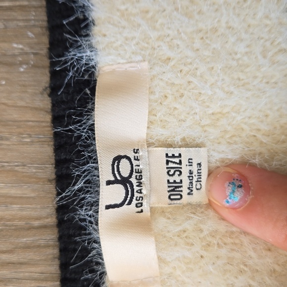 Ya Los Angeles Black and White Striped Cardigan - Picture 6 of 7